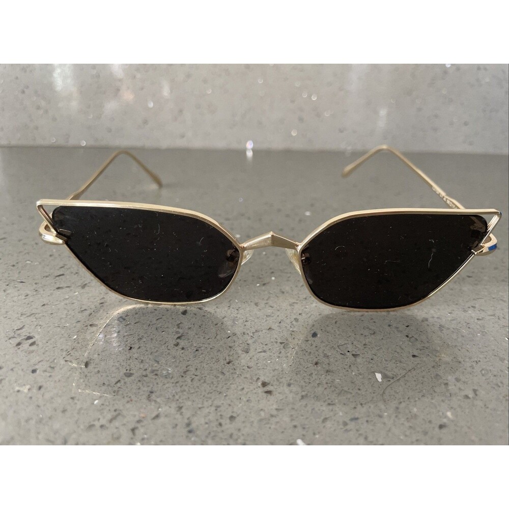 Sojos SJ1127 Sunglasses Gold metal cat eye 56-17-145 Eyeglasses frames